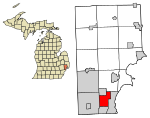 Macomb County Michigan Incorporated and Unincorporated areas Roseville Highlighted